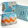 Personalized Printed Cotton Cosmetic Bag - Large